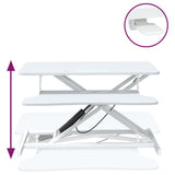 Adjustable Workstation 90x40x cm Steel and Engineered Wood 336402