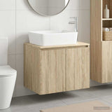 Bathroom Furniture Set Sonoma Oak Engineered Wood 3404332