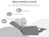 Power Lift Recliner Armchair, Electric Lift Chair for Elderly, Fabric Riser and Reclining Chair with T3398P328090