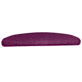 Stair Mats 30 pcs 65x21x4 cm Violet Half Round Large 3365817