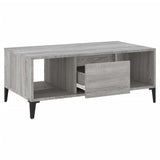 ZNTS Coffee Table Grey Sonoma 90x50x36.5 cm Engineered Wood 821074
