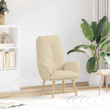 Armchair Cream 69 x 74 x 93 cm Fabric 42001857
