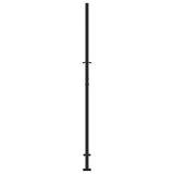 Garden Gate Black 100x200 cm Steel Trace Design 4100983