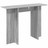 Console Table Grey Sonoma 100 x 30 x 75 cm Engineered Wood 8001172