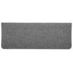 ZNTS Stair Mats Self-adhesive 30 pcs Grey 65x24.5x3.5 cm 3365913