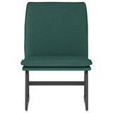 Lounge Chair Dark Green 52x75x76 cm Fabric 351316