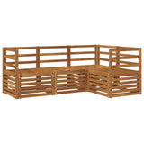Sofa Sets 4 pcs Natural Solid Acacia Wood 3374709