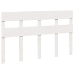 Bed Frame without Mattress White 140x190 cm Solid Wood Pine 3302316