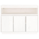 Sideboard White 104.5x34x80 cm Solid Wood Pine 814390