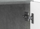 Bedside Cabinet Concrete Grey 43 x 34.5 x 50 cm Engineered Wood 895491