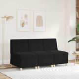 Modular Sofa Unit Armless Black 55 x 74 x 82 cm Velvet 4108485
