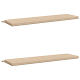 2-Piece Bench Cushions SOEST 2 pcs 100% Polyester Cream 949045
