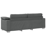 Sofa 3 pcs Dark Grey Fabric 3324659