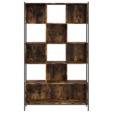 Bookcase Smoked Oak 102x28x172 cm Engineered Wood 3213659