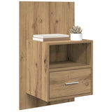 Bedside Cabinet 2 pcs Artisan Oak 50 x 32.5 x 80cm 880496