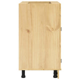 Cabinet SKI Honey Brown 60 x 46 x 81.5 cm Solid Pine Wood 42007557