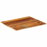 Table Top Various shades of brown Solid reclaimed wood 60x70cm 286042