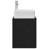Wall-Mounted Sink Vanity Black Oak 53 x 34.5 x 63 cm 890287