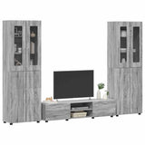 TV Cabinet Set FLORIN 3 pcs Grey Sonoma Engineered Wood 3398000