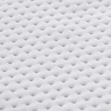 Mattress Topper White 70 x 200 x 6 cm Jaquard Fabric 4106187