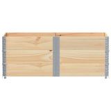 Pallet Collars 3 pcs 150x50 cm Solid Wood Pine 3295378