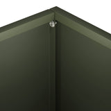 Garden Planter 2 pcs Olive Green 40 x 30 x 30 cm 8005197