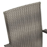 ZNTS 5 Piece Garden Dining Set Grey 3067694