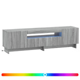 LED TV Cabinet Grey Sonoma Engineered Wood 896031