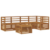 Sectional Sofa Set 6 pcs Natural Solid Acacia Wood 3374829