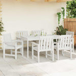Garden Dining Chair 6 pcs White 65.5 x 55.5 x 88cm Plastic 3335798