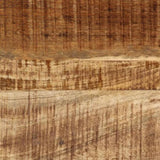 Coffee Table 45x45x35 cm Solid Rough Wood Mango 374067