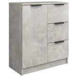 Sideboards 2 pcs Concrete Grey 60x30x70 cm Engineered Wood 3115791