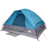 ZNTS Camping Tent Dome 2-Person Blue Waterproof 94774