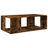 ZNTS Coffee Table Smoked Oak 89.5x48x30 cm Engineered Wood 848154