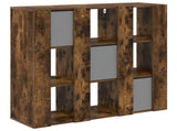 Sideboard with Drawer Smoked Oak 88.5 x 29 x 84.5 cm 8000488