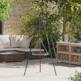 Campfire Tripod 2 pcs Black Steel 42010331