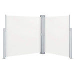 Retractable Side Awning Cream 140x600 cm 48455