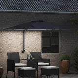 Garden Parasol Anthracite 248.5 x 247.5 x 160 cm 42003253