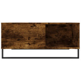 Coffee Table Smoked Oak 80x80x36.5 cm Engineered Wood 830793