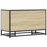 Shoe Bench Sonoma Oak 84x40x53.5 cm Engineered Wood and Metal 849230