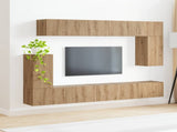 TV Cabinet Set 5 pcs Artisan Oak Engineered Wood 3409095
