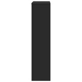 Radiator Cover Black 78x20x82 cm Engineered Wood 852727