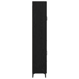 Highboard Black Oak 69.5 x 34 x 180 cm Engineered Wood 3416087