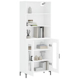 Highboard White 69.5x34x180 cm Engineered Wood 3189317