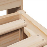 Bed Frame without Mattress 180x200 cm Super King Solid Wood Pine 3323485