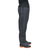 Waist Waders with Boots Black Size 42 4017021