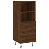 ZNTS Sideboard Brown Oak 34.5x34x90 cm Engineered Wood 828667