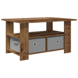 Coffee Table Old Wood 77 x 55 x 42 cm Engineered Wood 8000418