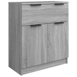 3 Piece Sideboards Grey Sonoma Engineered Wood 3115802