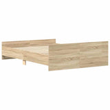 Bed Frame without Mattress Sonoma Oak 120x200 cm 3203742